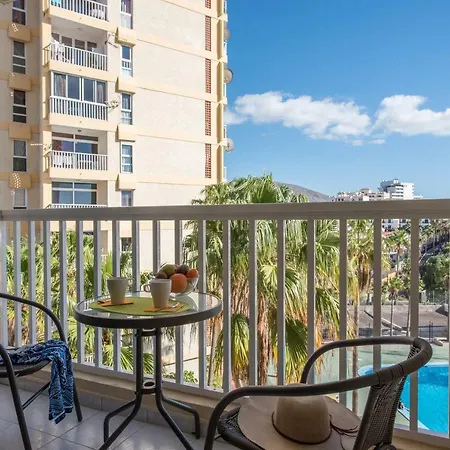 Y4f Cute Flat! Next To The Beach,pool View, Lasamericas