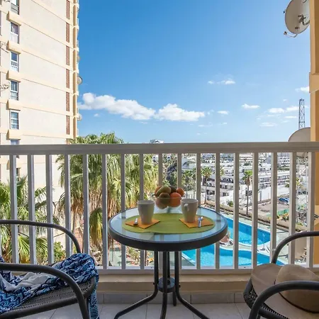 Y4f Cute Flat! Next To The Beach,pool View, Lasamericas * Playa de las Americas (Tenerife)
